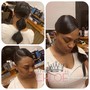 Ponytail/ Buns(natural & relaxed hair)