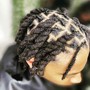 Loc maintenance-shoulder length and above