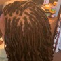 Small box braids (waist length)