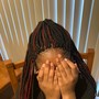 Large box braids mid back