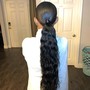 Med/shoulder Length Feed in braids