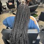 Medium Knotless braids