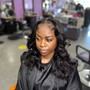 Lace closure sew-in