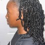 Flat Twist style W/o Hair Added