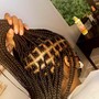 Small Boho Box Braids