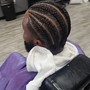 Cornrows/Wig braid down