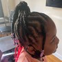 Kid's Cornrows on Natural hair (Mid back)