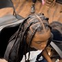 Large knotless Box braids