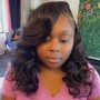 Closure Wig (extra body wave) add curl to service