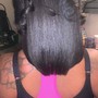 Bob HAIRCUTTING (Partial and Full Head Sew In  Installation) ADULTS