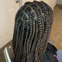 Medium Knotless Braids