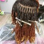 Perm rod set on locs or style