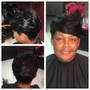 Virgin Relaxer, trim and style