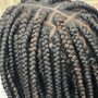 Individual Braids French curls large