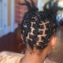 Cornrows with Design