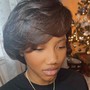 Pixie cut /relaxer /color /style