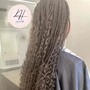 2 strands twisted on Natural Hair