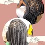 Crochet Braids (pre-braided or twisted hair)