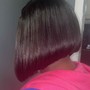 Relaxer Retouch w/ Short Cut & Style