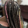 Straight back stitch braids