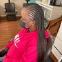 Tribal/Fulani Braids (medium) Knotless In Back