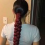 Braid ponytail