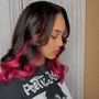 Traditional Sew In W/Color