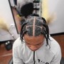 Men freestyle braids