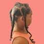 Kids Braids ponytail