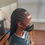 Men Box Braids (mid back)