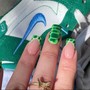 4 finger nail designs