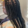 Half feed in- half Box Braids/knotless