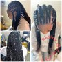 Feedi-in braids &sew-in and the back