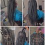 Tribal w/ Knotless Braids