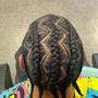 4-6 Feed in Braids