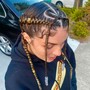 2 French Braids (Feed In Hair)