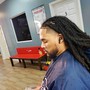 Locs And Braids Taper Fade And Beard Trim N Edge W Enhancement