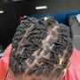 Loc Retwist-Shaved Sides