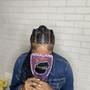 MONDAY ONLY (5) or less feed in braids