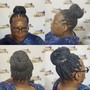 Flat Twists Bun - No Weave