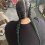 Braided ponytail (small/ waist)