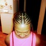 Cornrows straight back