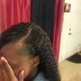 Half up Half down sew in