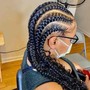 5 feed-in Braids