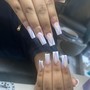 Medium French tip full set