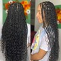 Goddess Braids( bohemian braids) waist length