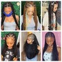 Wig/Crochet braid down