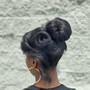 Flat Twist updo