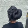 Flat Twist updo