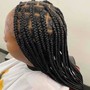 Knotless Braid Touch Up 2 front rows